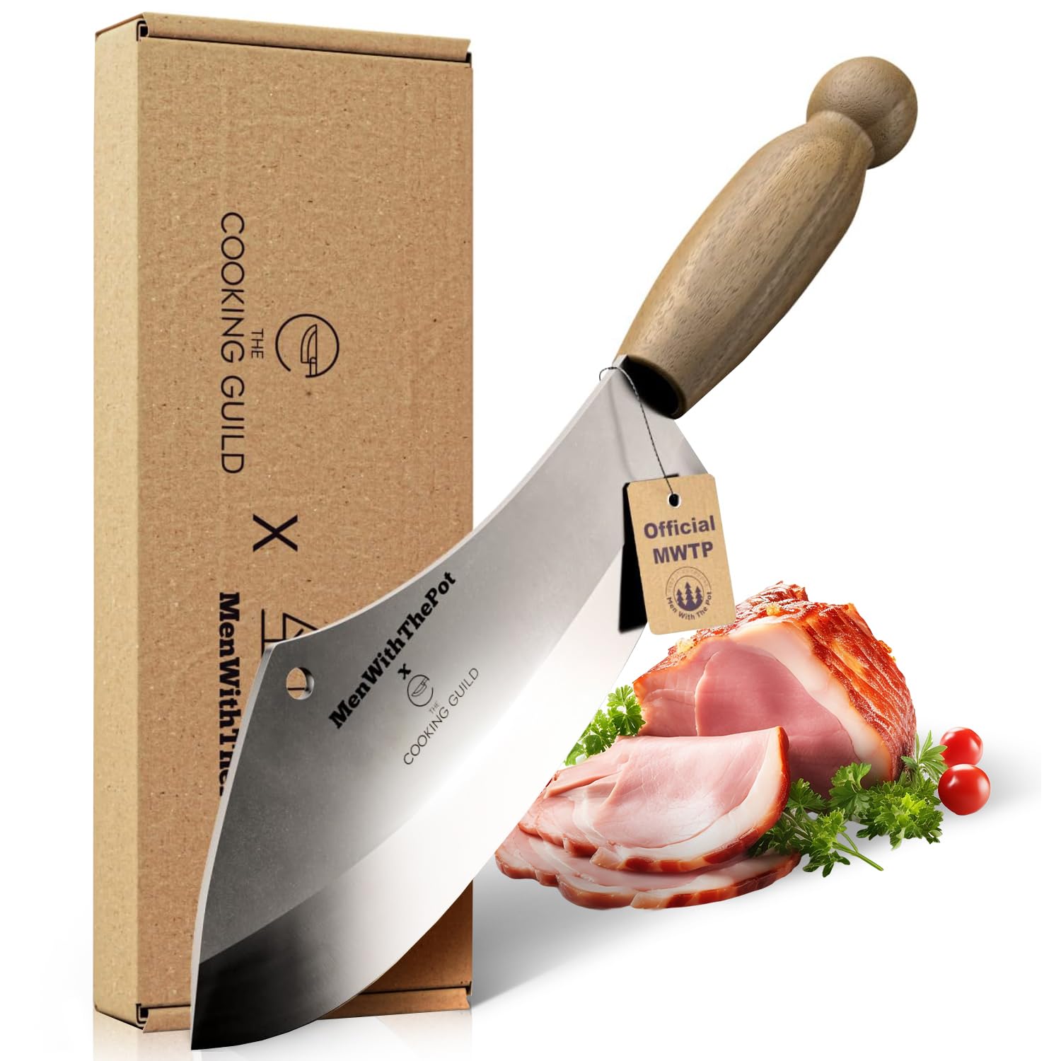 The Cooking Guild x MenWithThePot Special Edition Cleaver - 7.4